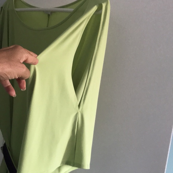 MSK arm hole dress key lime size large L - Picture 2 of 5